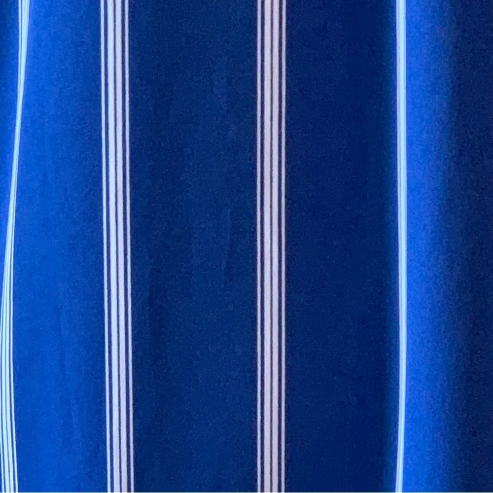 BB Dakota Dress Blue Striped Large Shift Shirtdress NWT - Picture 9 of 12